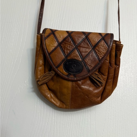 Brown Leather Crossbody Bag - Picture 2 of 8